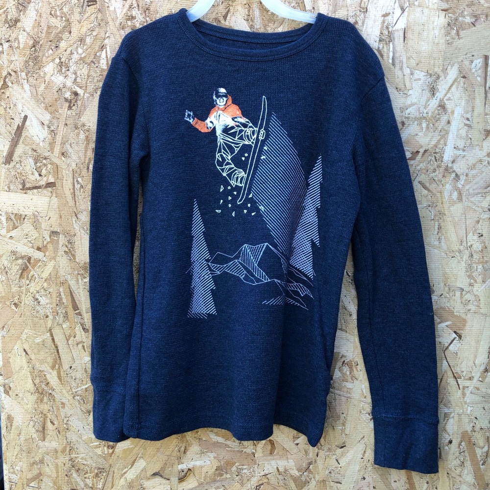 Children’s Place Boys Graphic Thermal Top, M